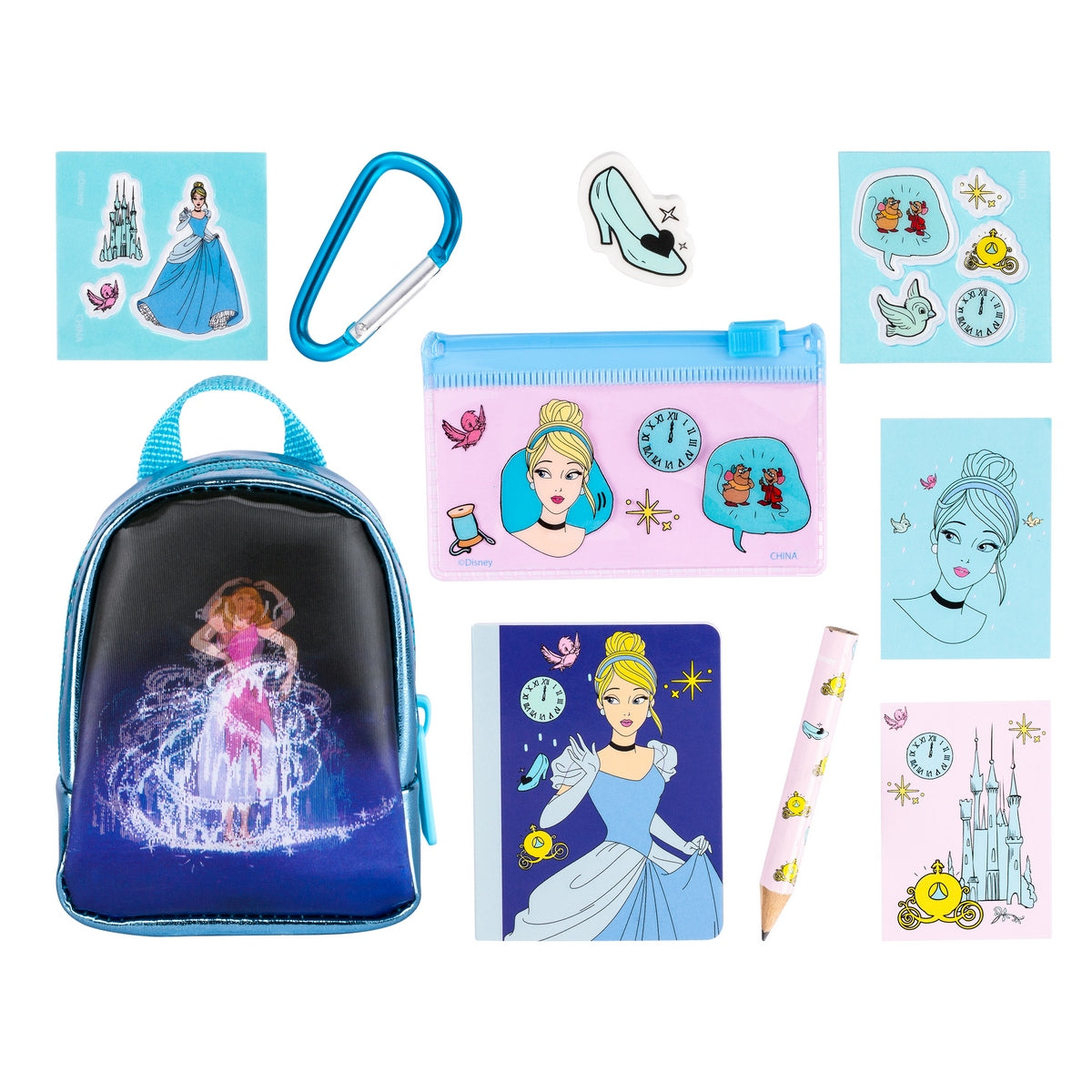 Mochila Disney Con Accesorios Real Littles - Cenicienta