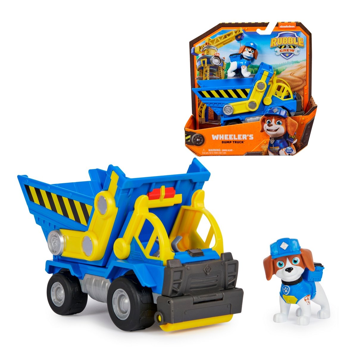 Rubble & Crew Vehiculo Y Figura Paw Patrol - Wheelers Dump Truck