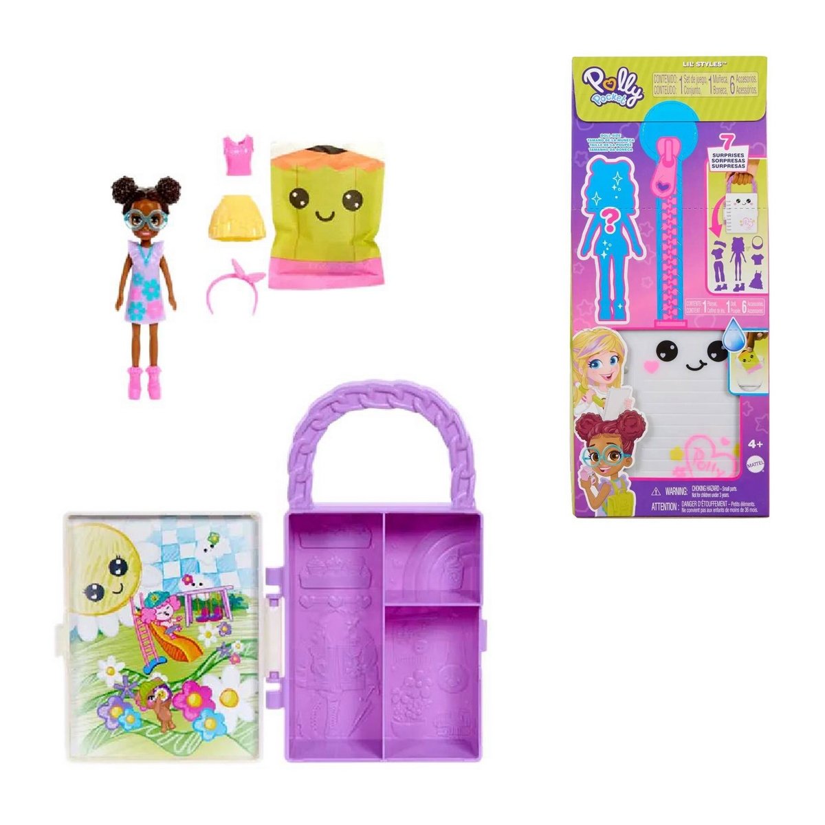 Polly Pocket Closet Fashion Reveal - Cartera Blanca