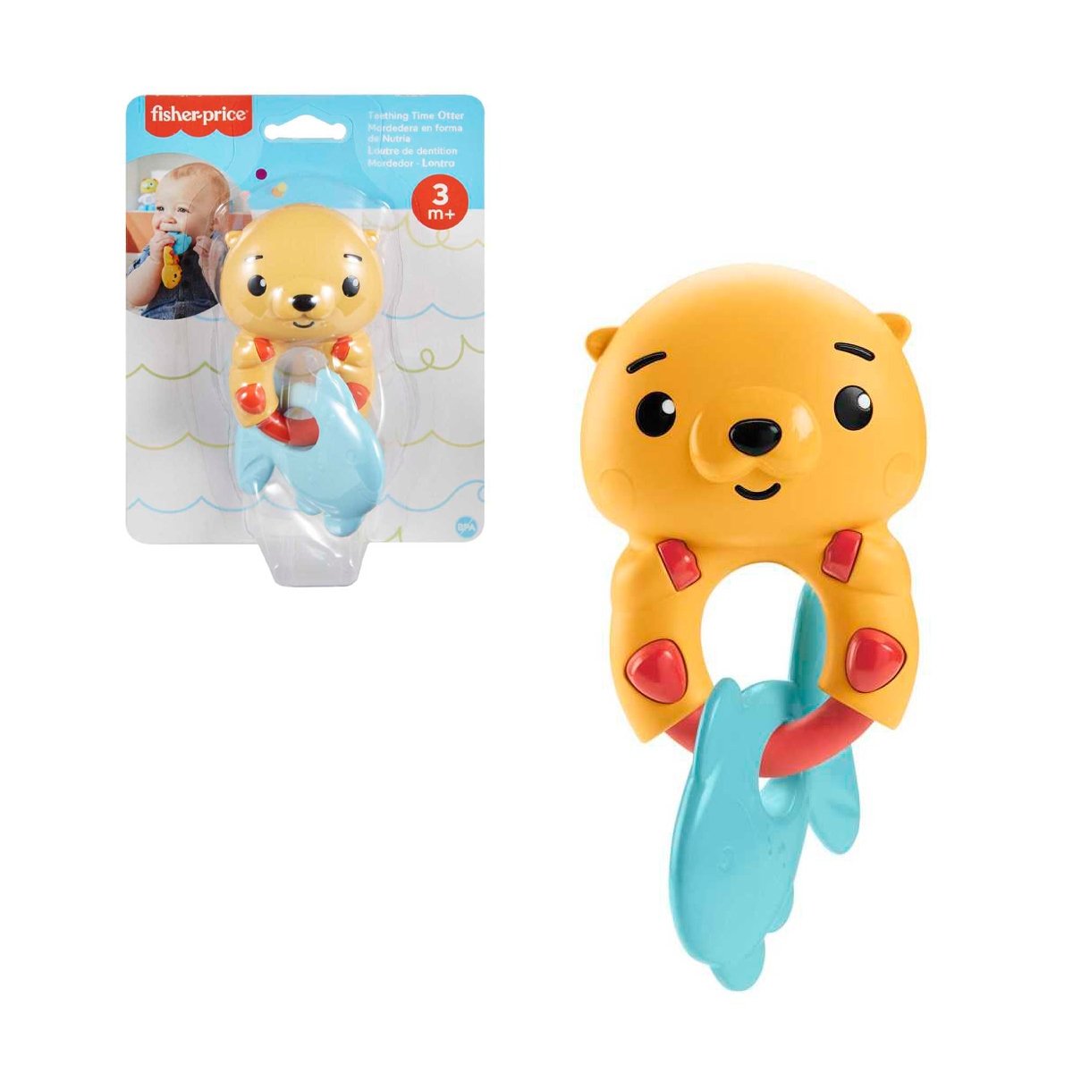 Fisher-Price  Sonajas Sensimals - Nutria