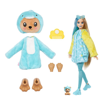 Barbie Cutie Reveal Disfraces Divertidos - Disfraz Oso/Delfin