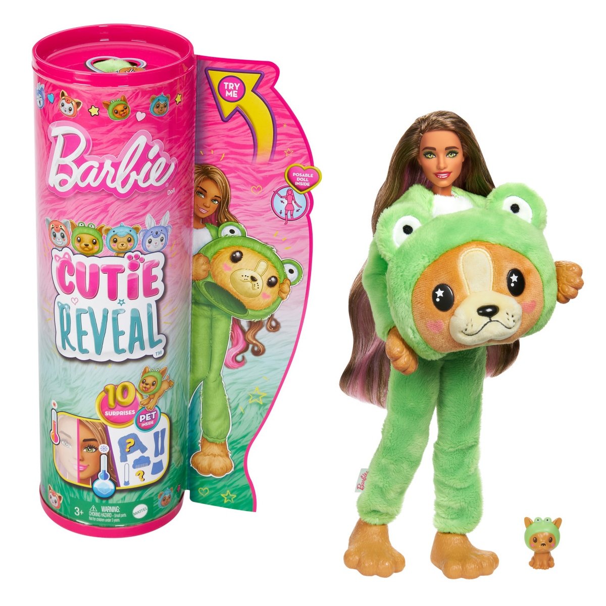 Barbie Cutie Reveal Disfraces Divertidos - Disfraz Perro/Rana