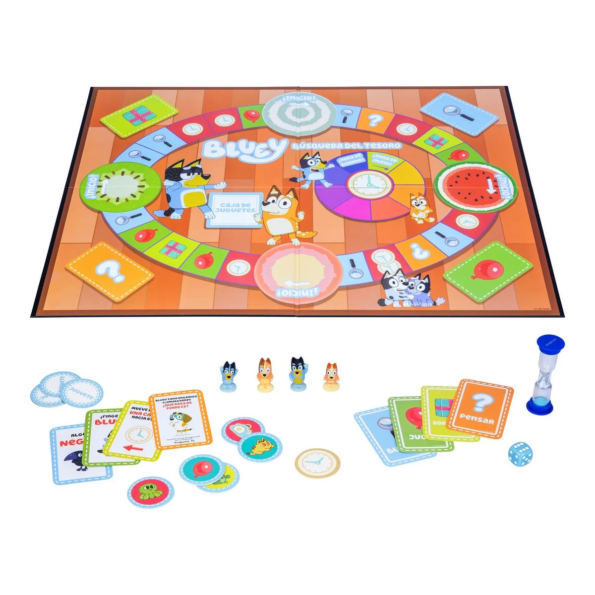Juego busqueda del tesoro Bluey