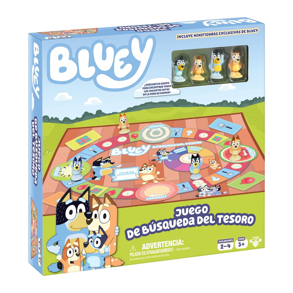 Juego busqueda del tesoro Bluey