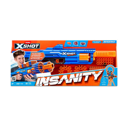 Lanza Dardos Insanity Berzerko Con 48 Dardos X-Shot