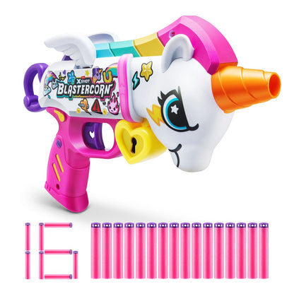 Lanza Dardos Unicornio Skins Con 16 Dardos X-Shot Categoría: Lanzadores dardos - agua y más Tipo producto:  Armas y artilugios de juguete