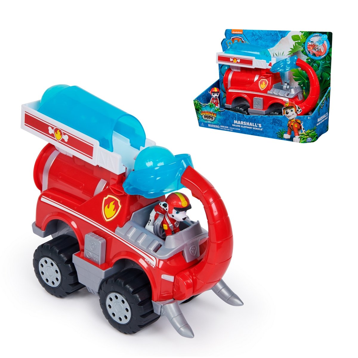 Paw Patrol Vehiculo Elefante De Marshall