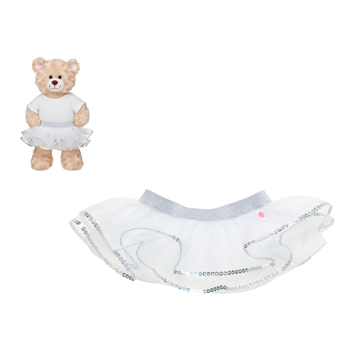 Tutu Plateado Build-A-Bear Categoría: Ropa Build-a-Bear Tipo producto:  Accesorios para muñecas y muñecos de acción