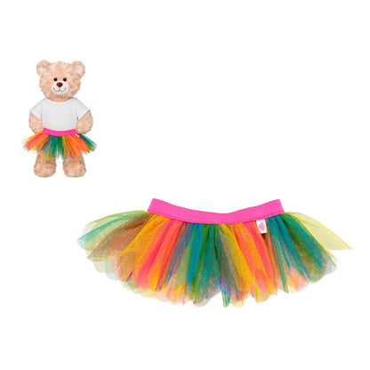 Tutu Arcoiris Brillo Build-A-Bear Categoría: Ropa Build-a-Bear Tipo producto:  Accesorios para muñecas y muñecos de acción