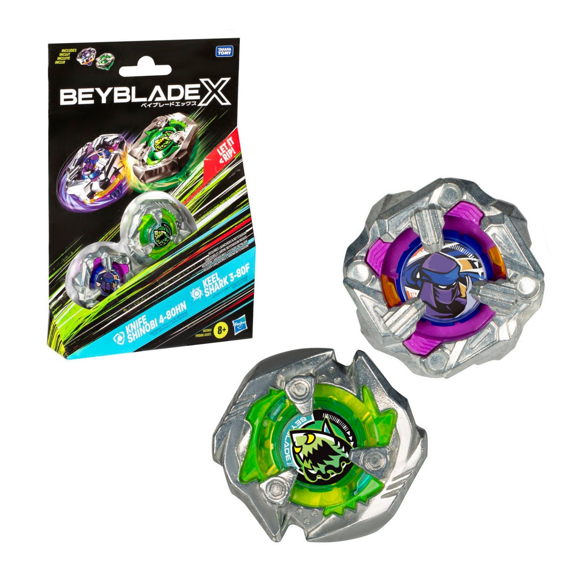 Beyblade X Knife Shinobi Keel Shark
