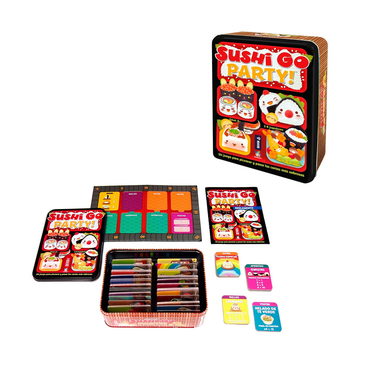 Juego De Mesa Sushi Go Party