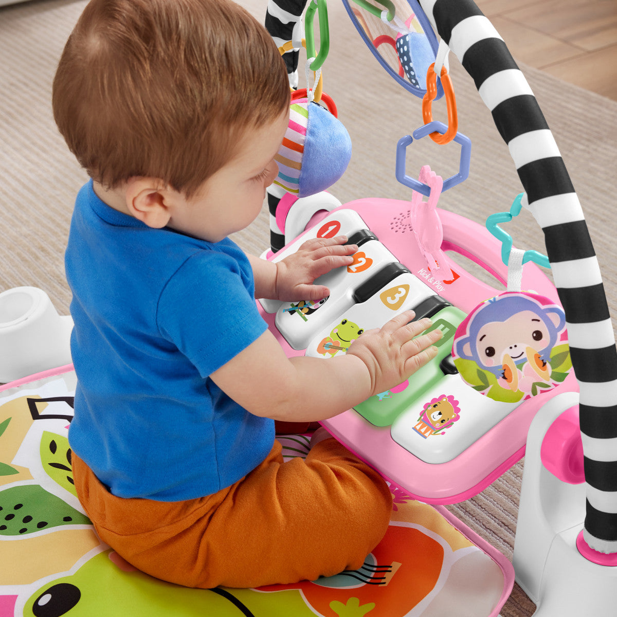 Fisher-Price Piano Pataditas Musicales Brilla Y Crece Rosa