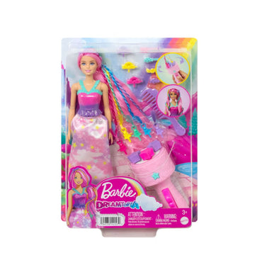 Barbie Fantasía Muñeca Trenzas Mágicas