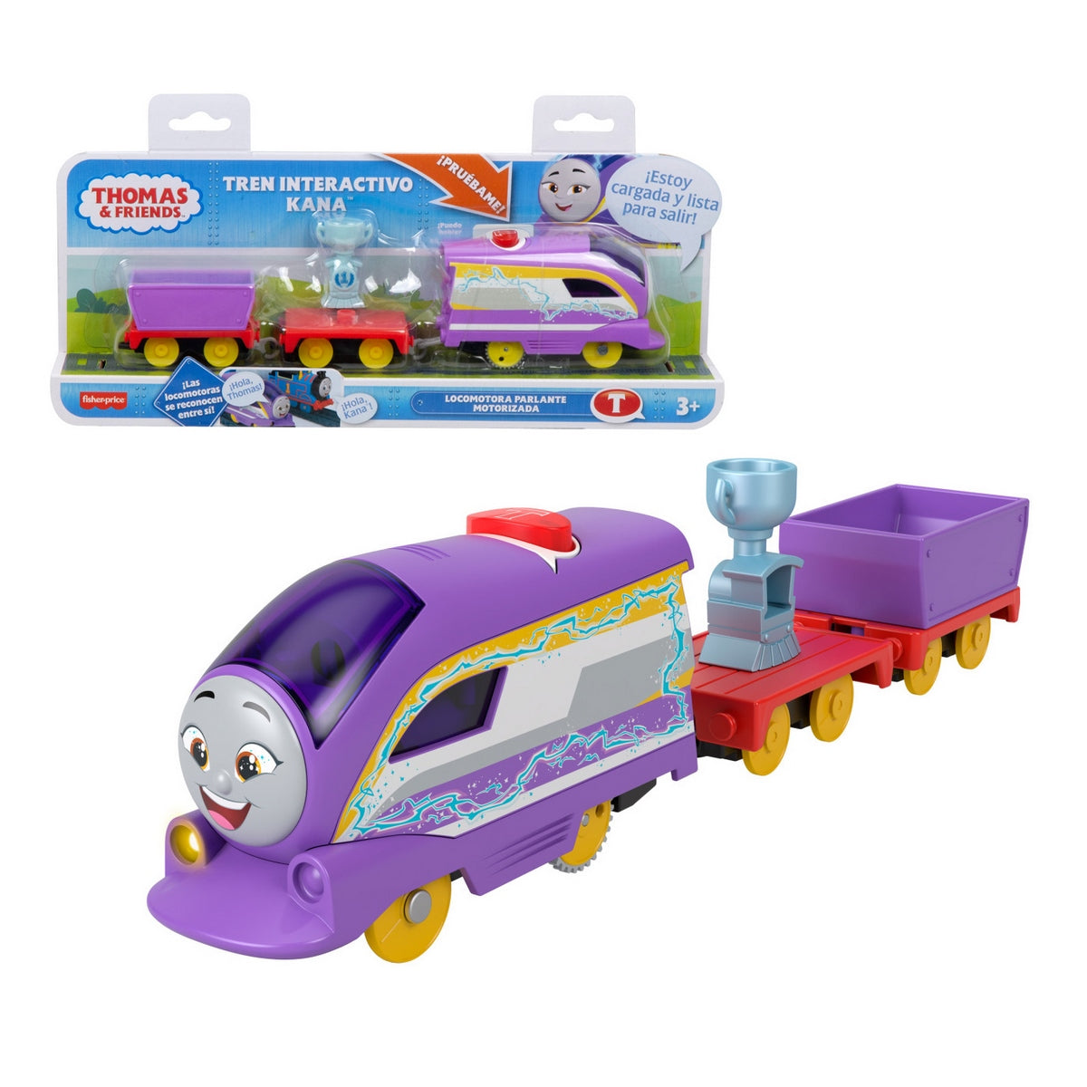 Thomas & Friends Tren De Juguete Interactivo Kana Categoría: Juguetes didácticos Tipo producto:  Centros de actividades