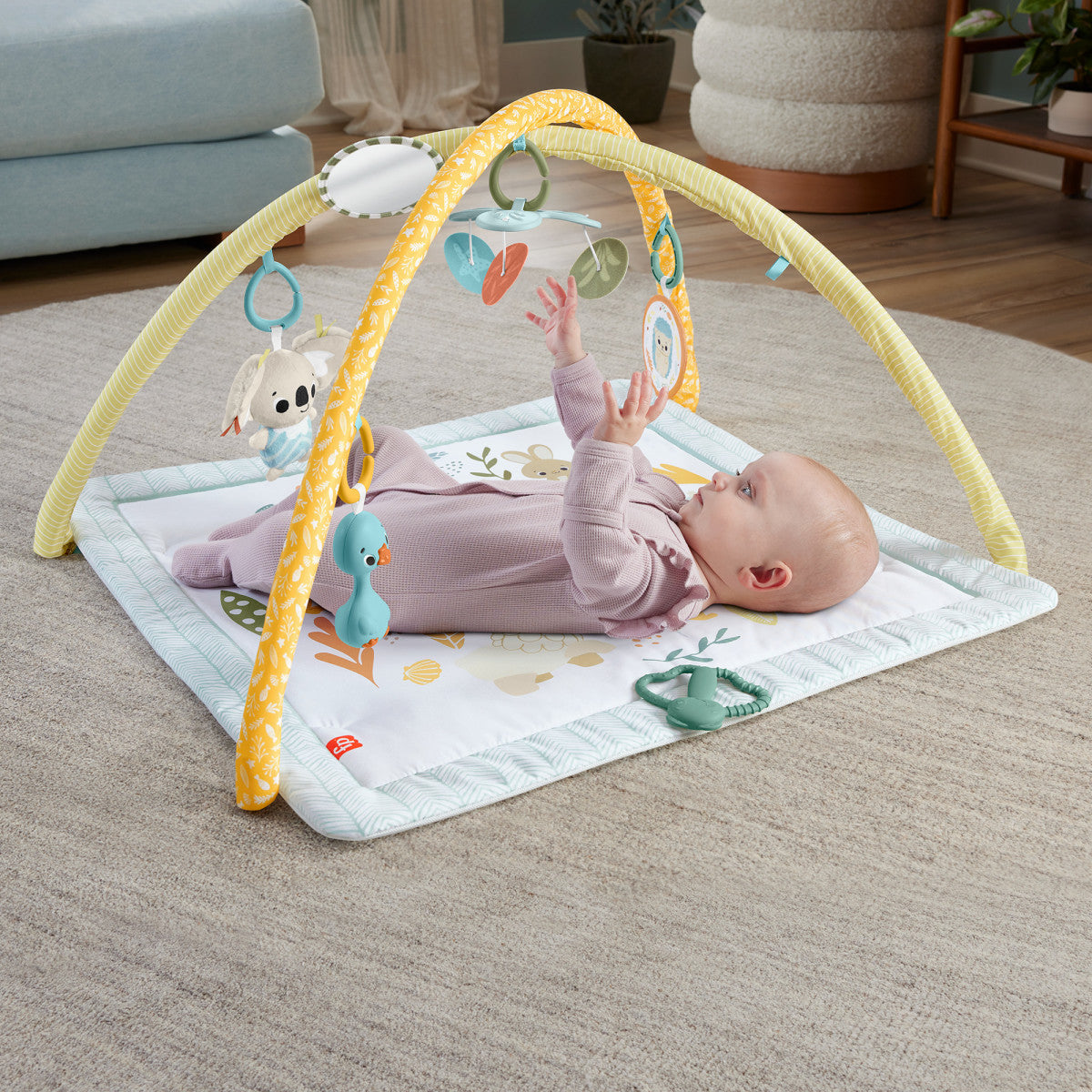 Fisher-Price Baby Gimnasio Para Bebés Primeros Sentidos