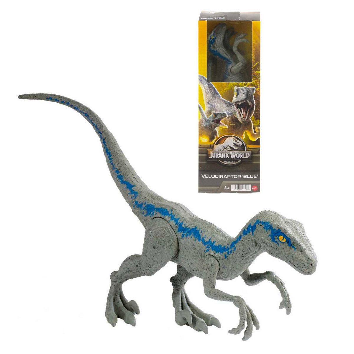 Jurassic World Dinosaurio De Juguete - Velociraptor Blue