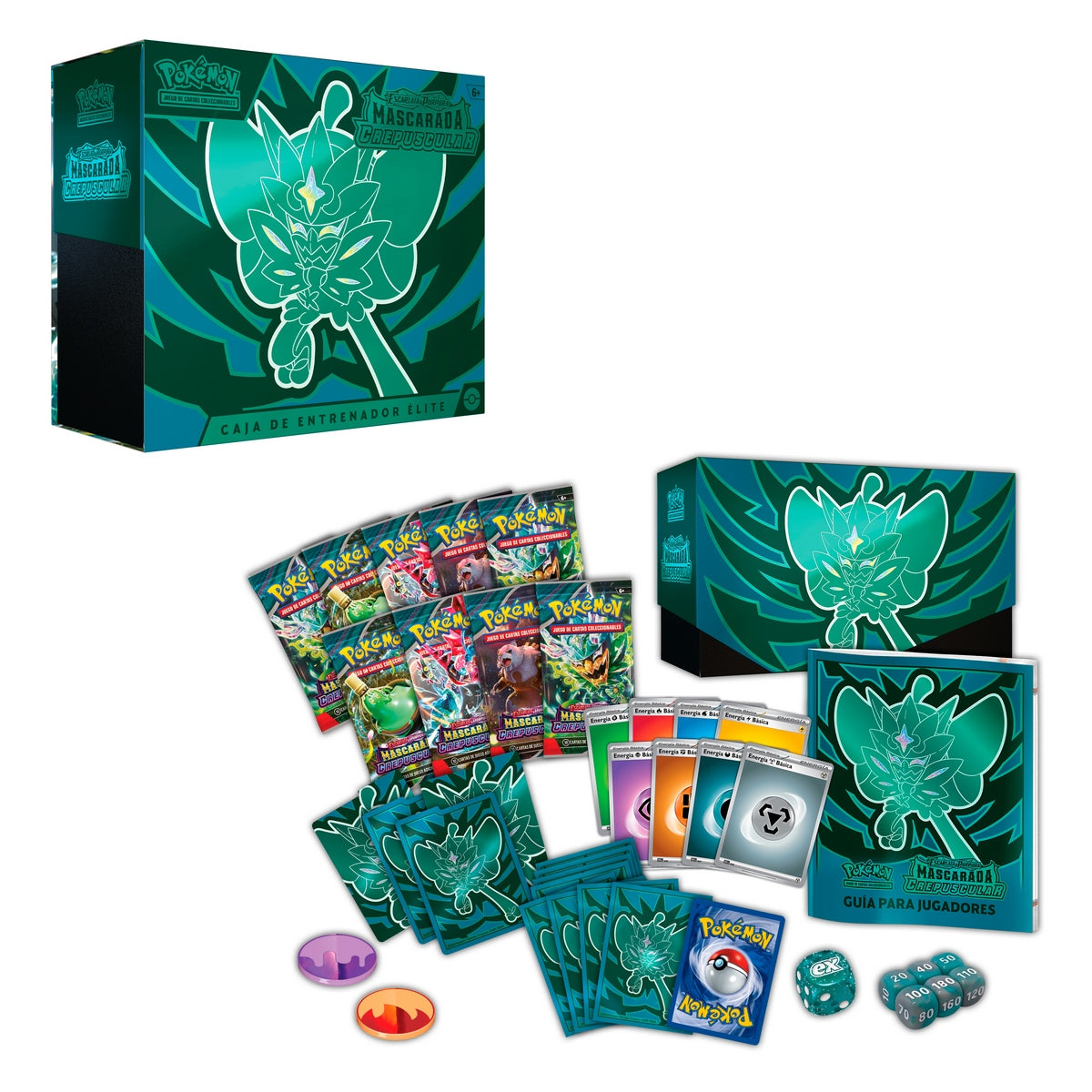 Twilight Masquerade Elite Trainer Box Español Pokemon Categoría: Juegos de mesa Tipo producto:  Juegos de mesa