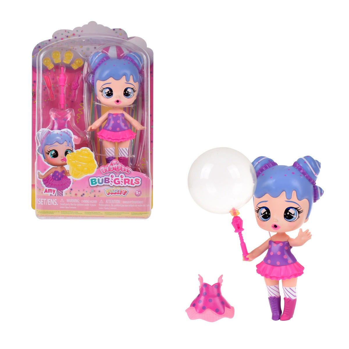 Muñeca Bubiloons Con Globos Y Accesorios - Amy