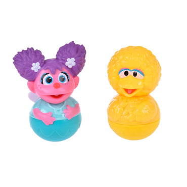 Pack 2 Figuras Involcables 8 Cm Plaza Sesamo - Big Bird Y Abby