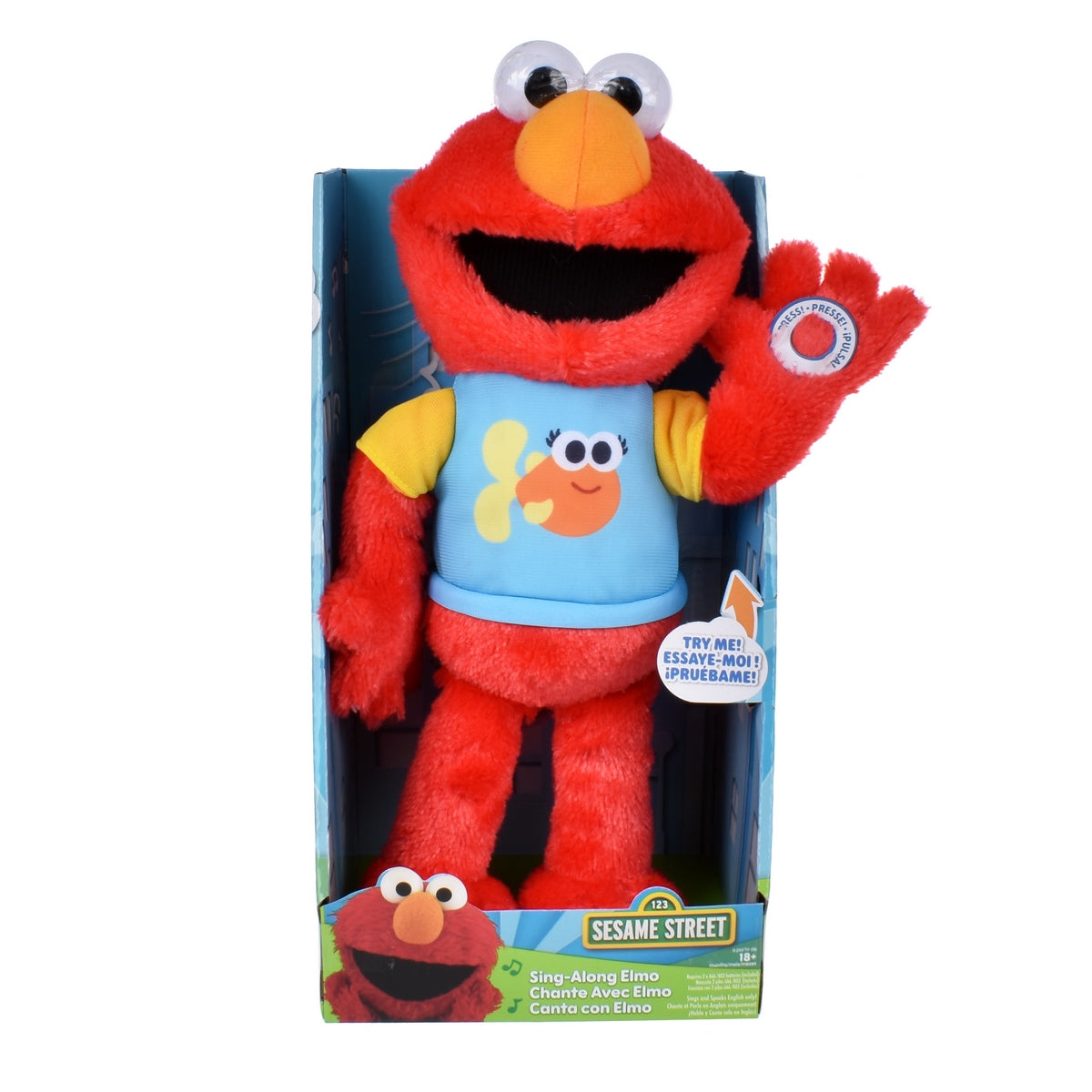 Peluche Musical 33 Cm Plaza Sesamo - Canta Con Elmo