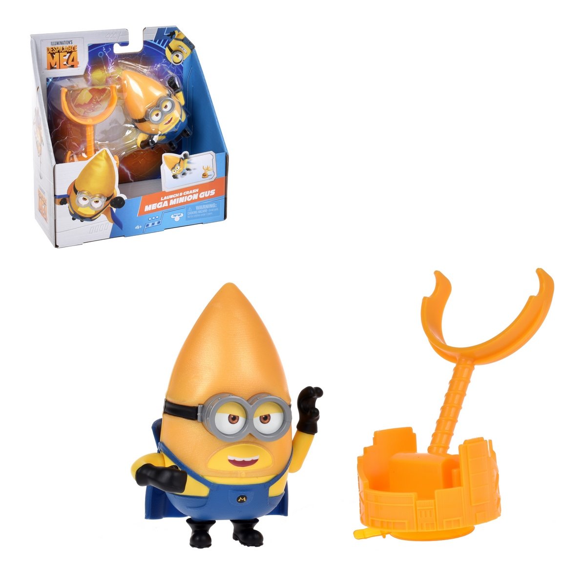 Figura 10 Cms Con Accesorio Minions Mi Villano Favorito - Mega Minion Gus