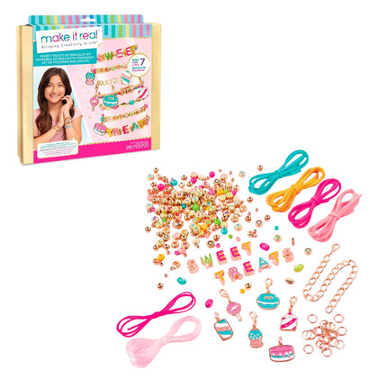 Kit de Pulseras Sweet Treats DIY De Make It Real – Crea 7 Pulseras