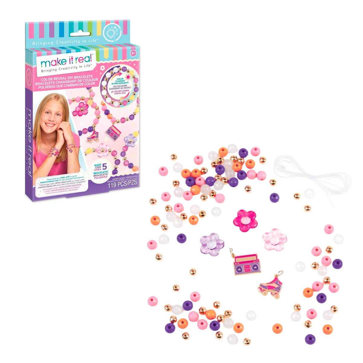 Pulseras DIY Con Revelación De Color Make It Real