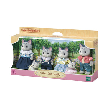 Familia Gato Pescador  Sylvanian Families