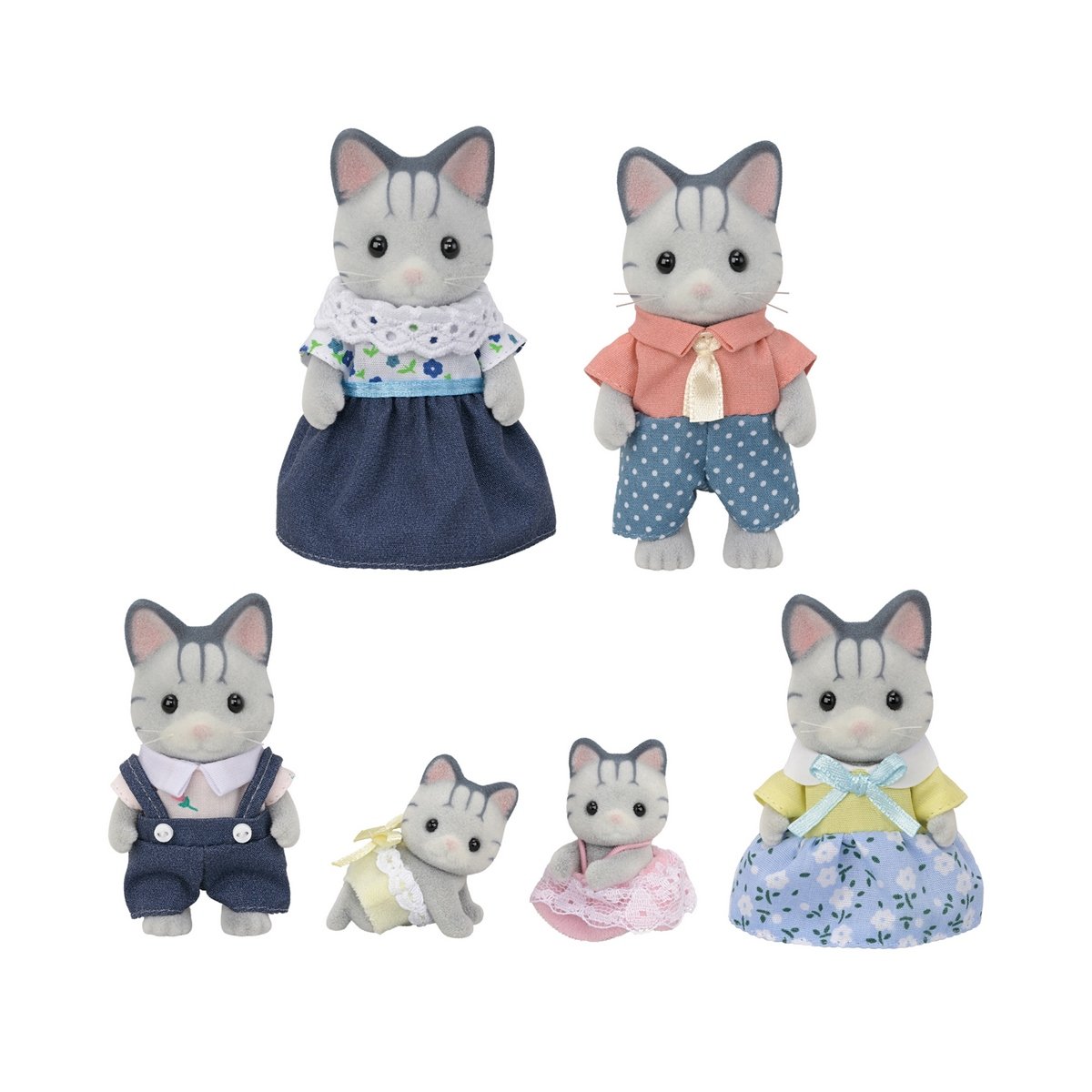 Familia Gato Pescador  Sylvanian Families