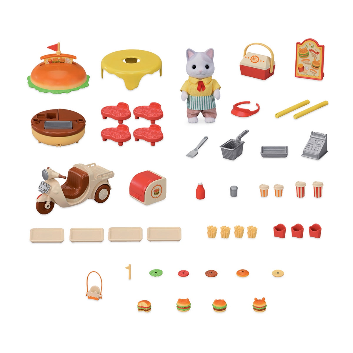 Carro De Hamburguesas Sylvanian Families