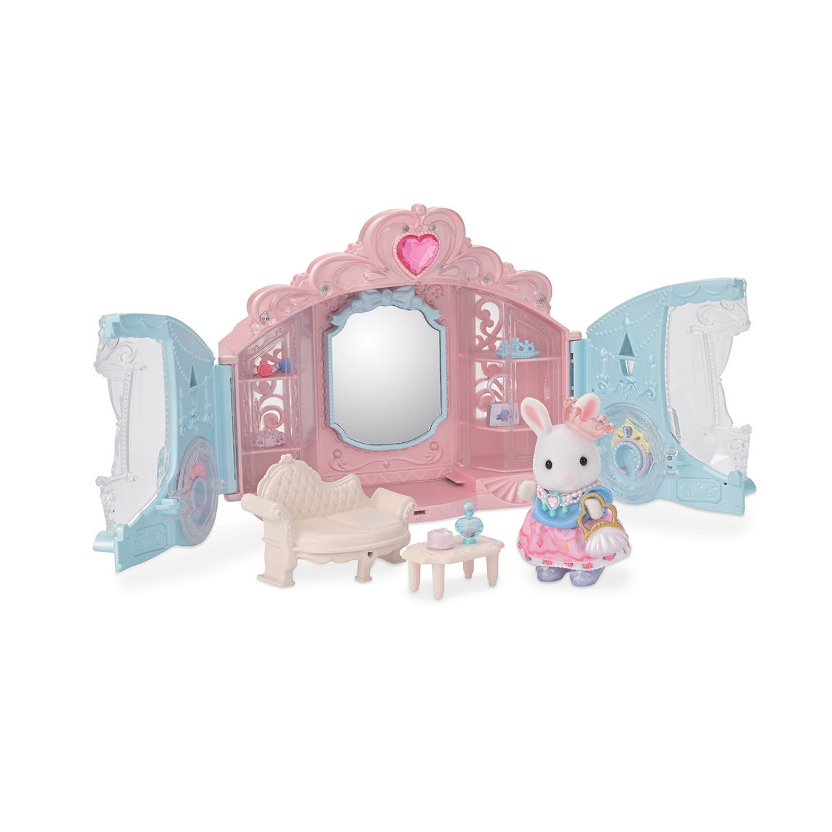 Vestidor Estilo Y Brillo Sylvanian Families Categoría: Figuras y más Tipo producto:  Accesorios para casas de muñecas