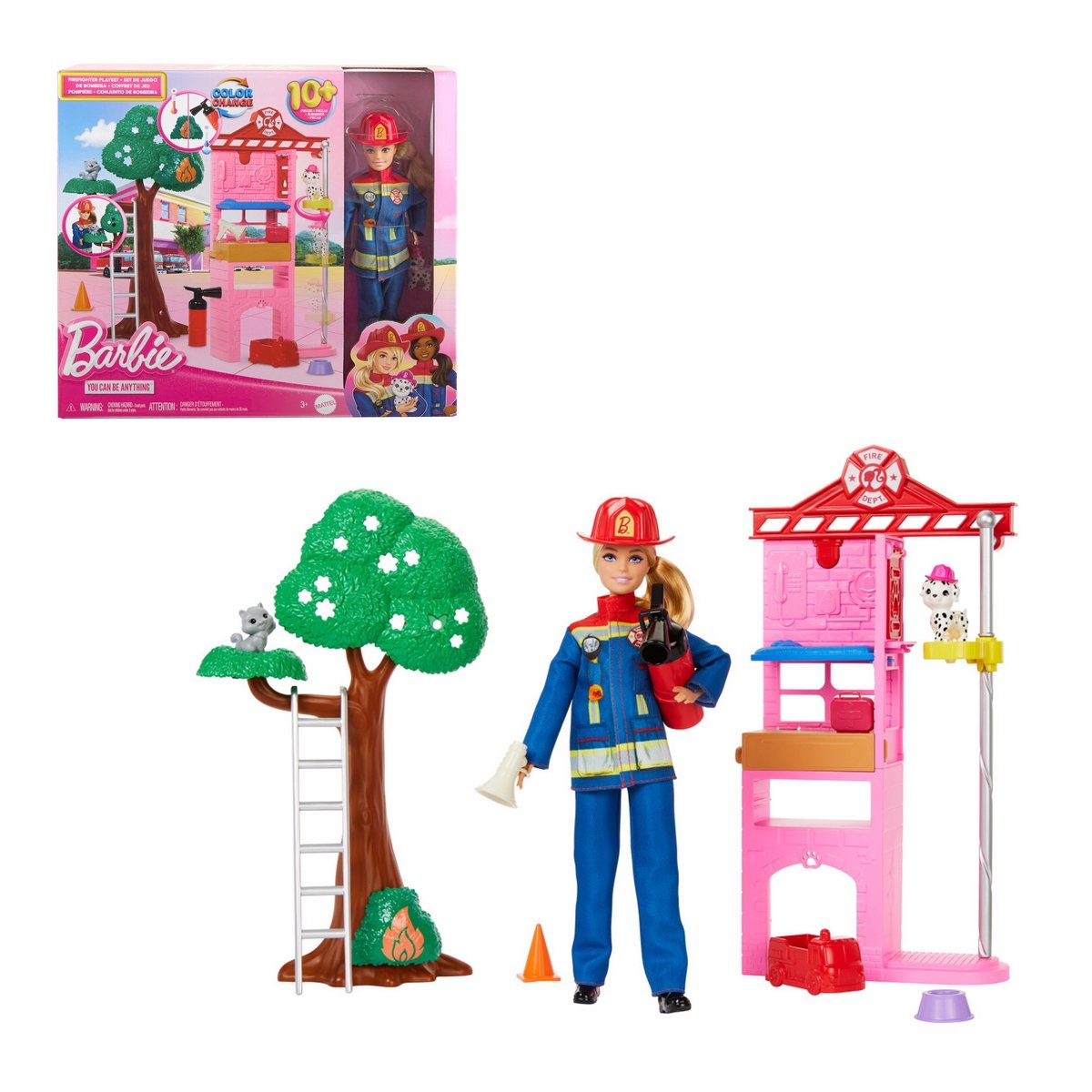 Barbie Profesiones Bombera Al Rescate Mattel