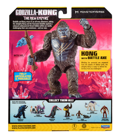 Godzilla Figura Básica 15 Cm Kong Con Arma De Batalla