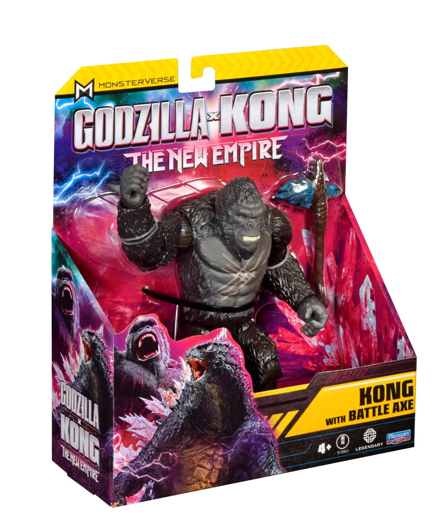 Godzilla Figura Básica 15 Cm Kong Con Arma De Batalla