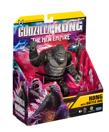 Godzilla Figura Básica 15 Cm Kong Con Arma De Batalla