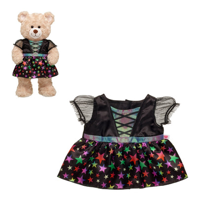 Vestido Bruja Neon Halloween Build-A-Bear Categoría: Ropa Build-a-Bear Tipo producto:  Accesorios para muñecas y muñecos de acción