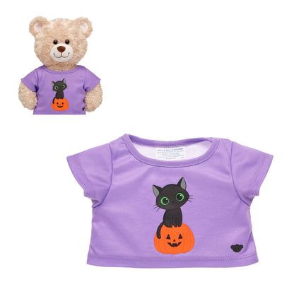 Polera Gato Negro Halloween Build-A-Bear