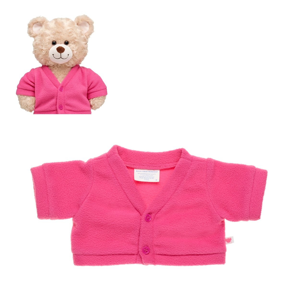 Chaleco Rosado Build-A-Bear
