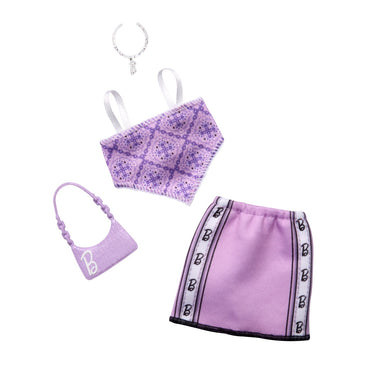 Barbie Conjuntos De Modas Mattel - Conjunto Morado