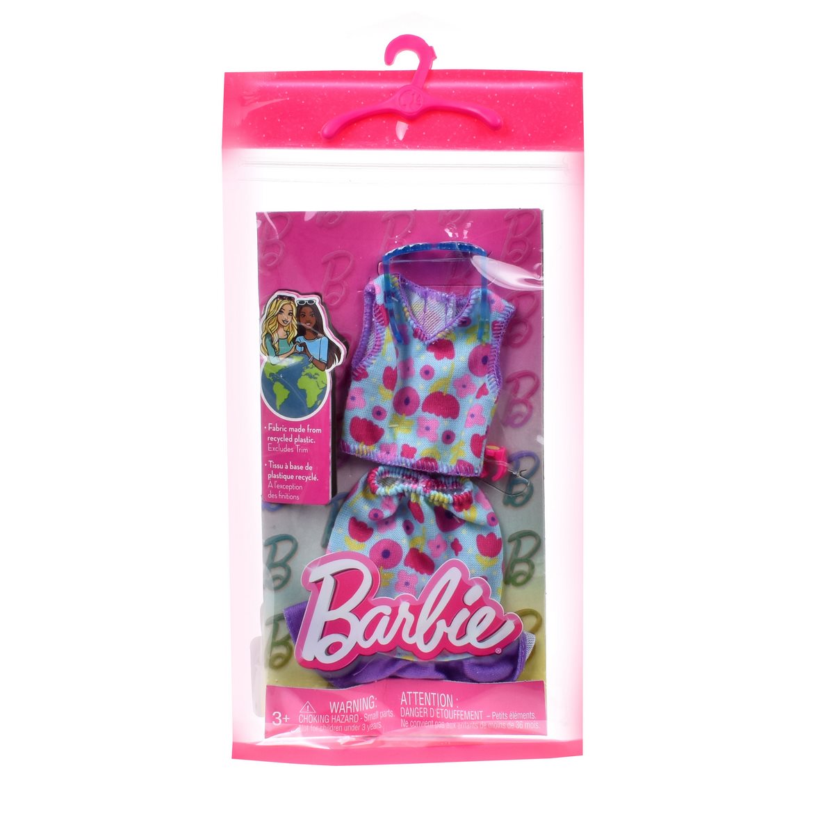 Barbie Conjuntos De Modas Mattel - Conjunto Floreado