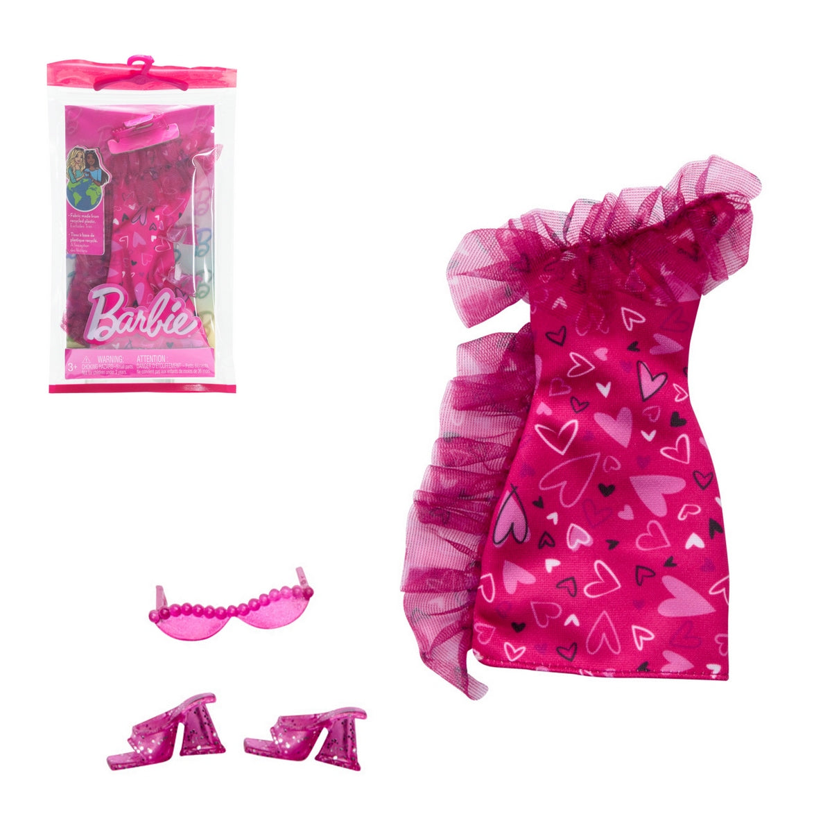 Barbie Conjuntos De Modas Mattel - Conjunto Corazones