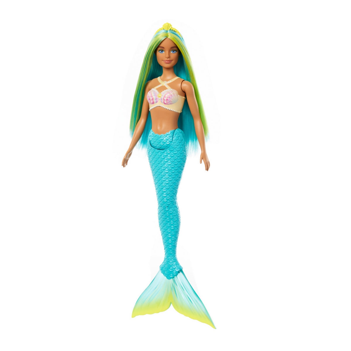 Barbie Fantasia Muñeca Sirenas Con Cabello De Colores - Cabello Celeste
