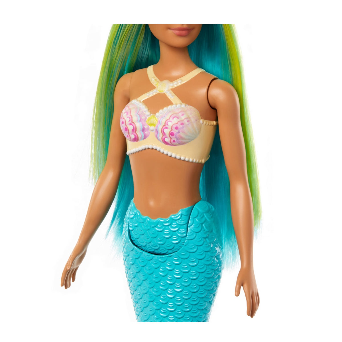 Barbie Fantasia Muñeca Sirenas Con Cabello De Colores - Cabello Celeste