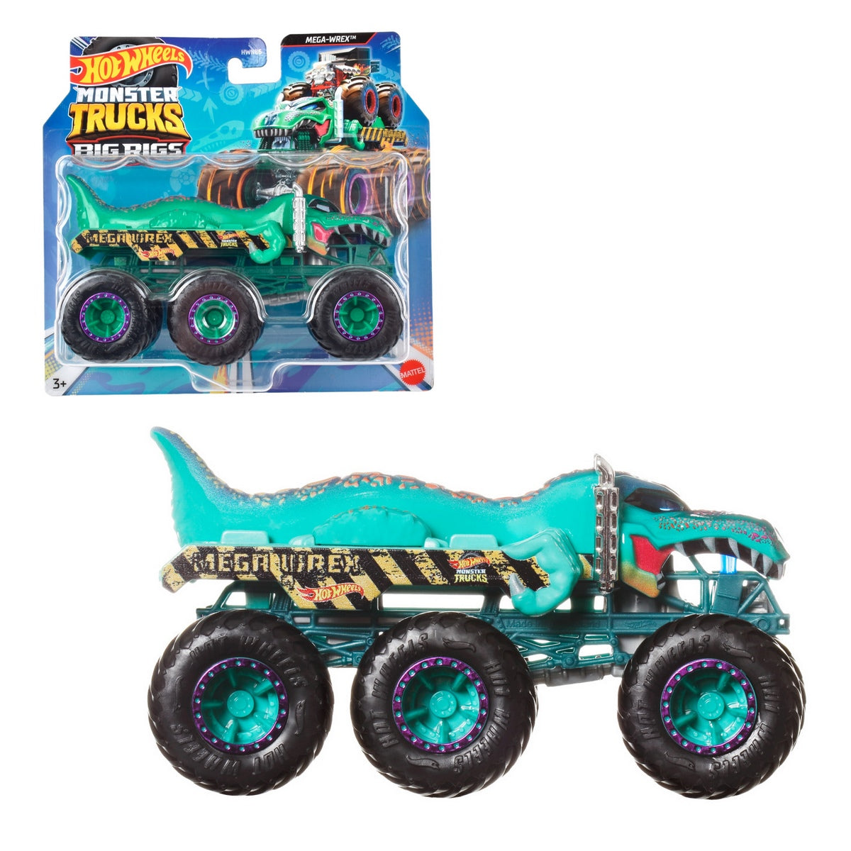 Hot Wheels Camiones Remolque Sorpresa Escala 1:64 - Mega-Wrex