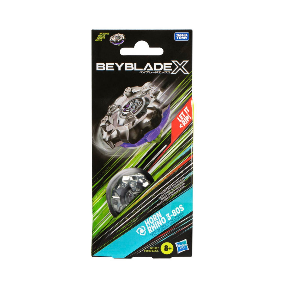 Beyblade X Booster Single Top Ast - Horn Rhino 3-80S