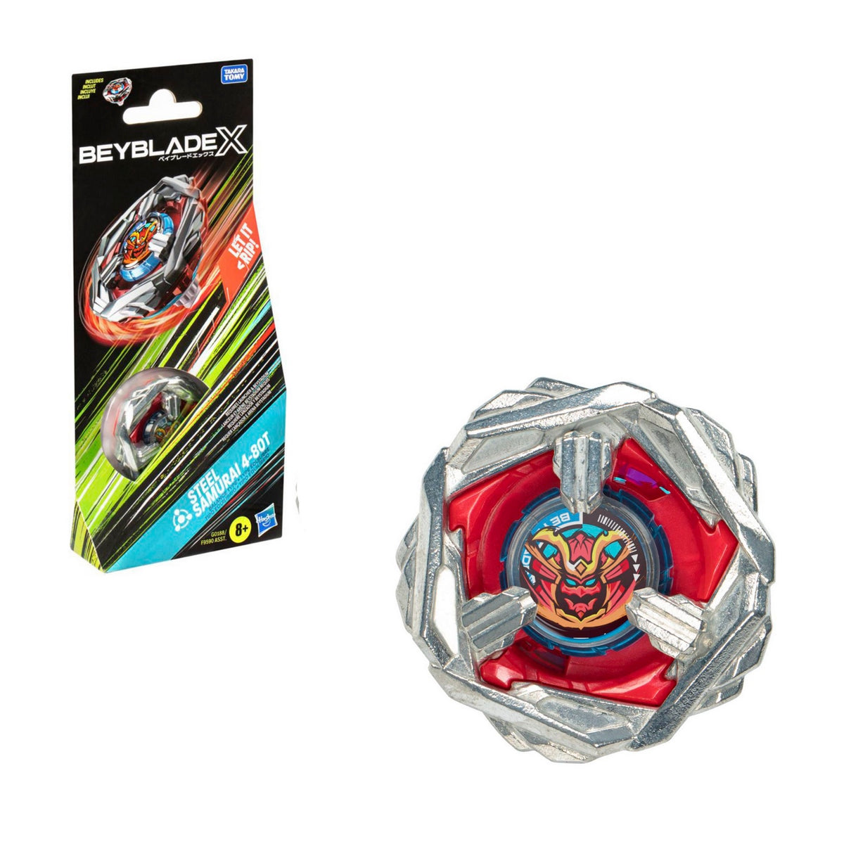 Beyblade X Booster Single Top Ast - Steel Samurai 4-80T