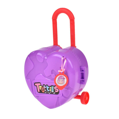Maleta Corazon Con Muñeca Y Accesorios Mini Trotties - Morado