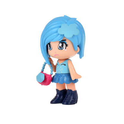 Muñeca Tematica Emocional Con Doble Cara Y Accesorios De Pinypon - Cabello Azul