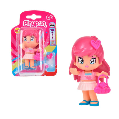 Muñeca Tematica Emocional Con Doble Cara Y Accesorios De Pinypon - Cabello Rosado