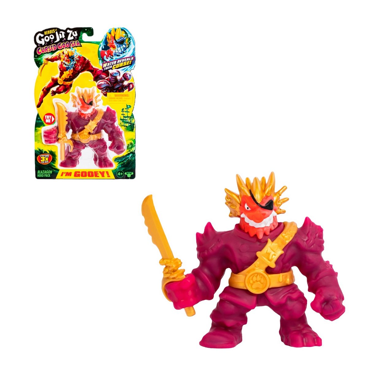 Heroe De Goo Jit Zu Cursed Goo Sea - Blazagon Hero Pack